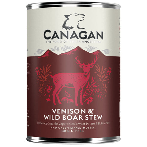 Hrana umeda pentru caini Canagan Dog Vanat&Mistret 400g